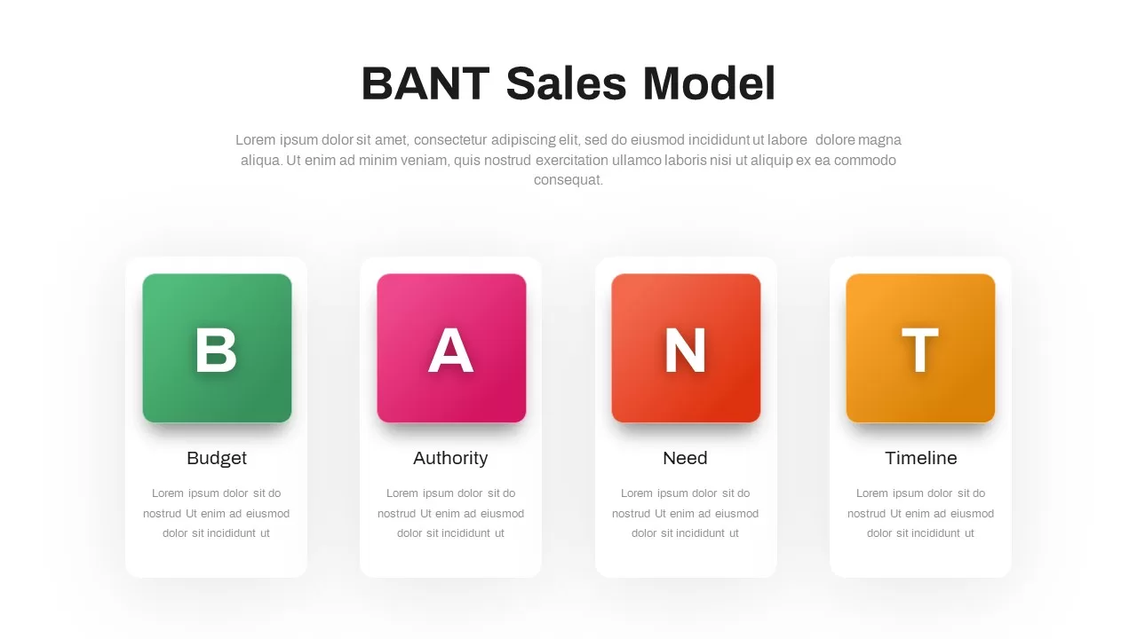 bant-sales-model