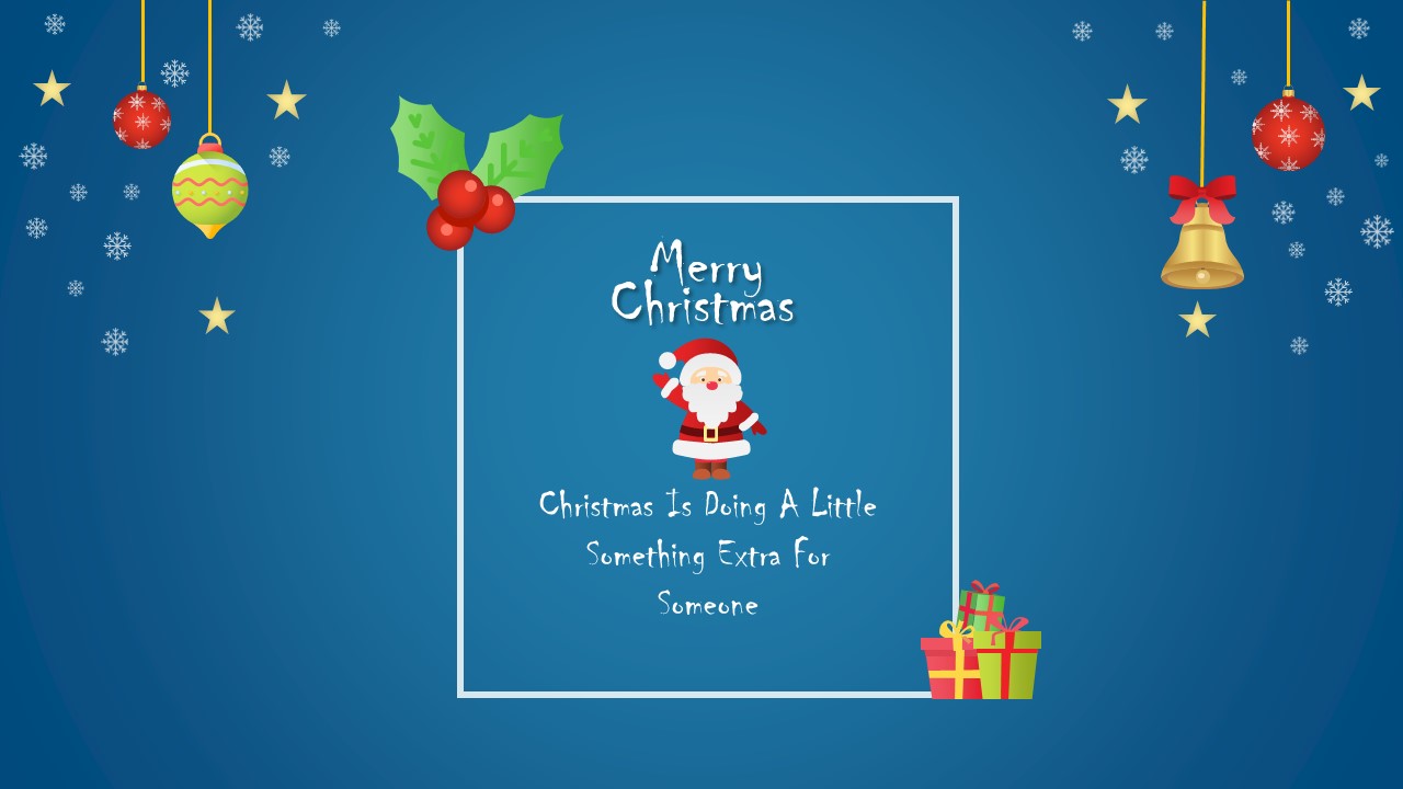 Merry Christmas Wishes Template | Xmas Greetings Message