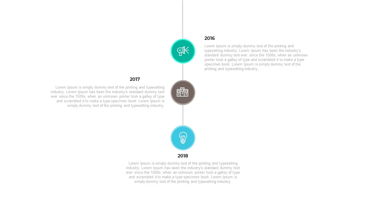 company timeline ppt