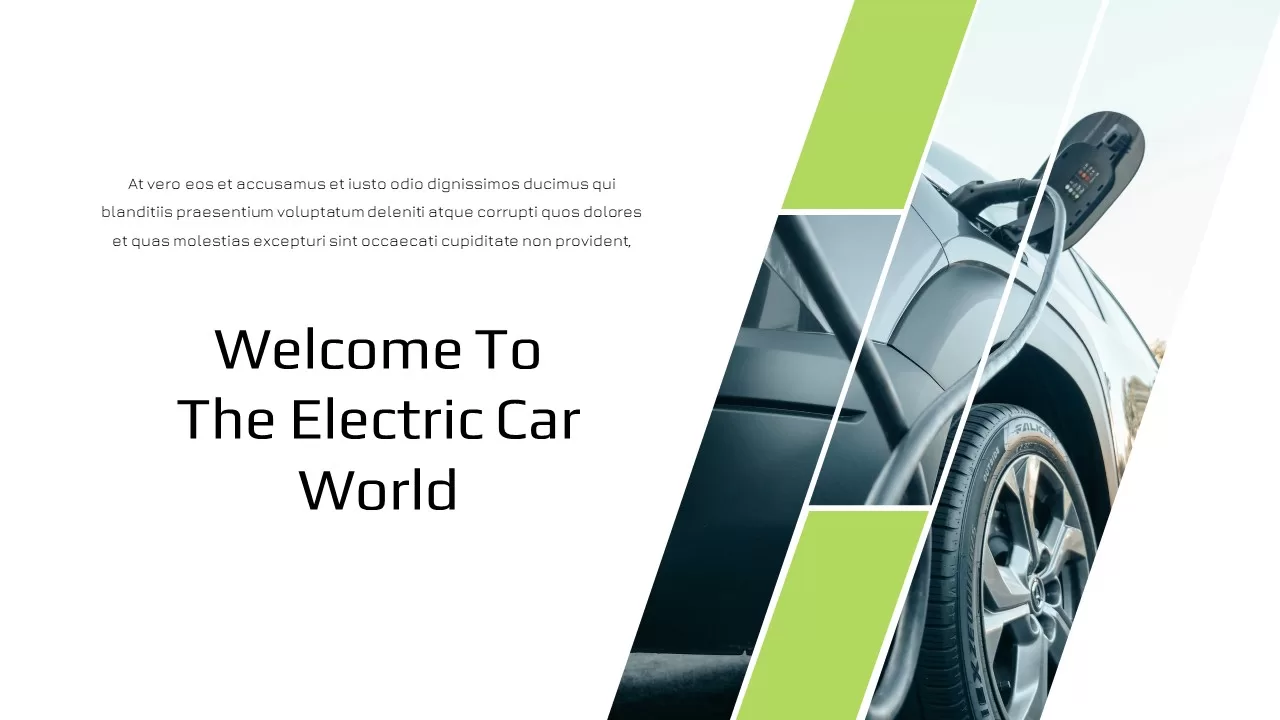Electric Cars PowerPoint Template | Automobile PPT Slides