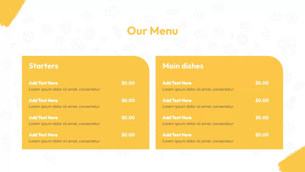 food-menu-powerpoint-template