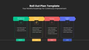 four-months-roll-out-plan-template-black