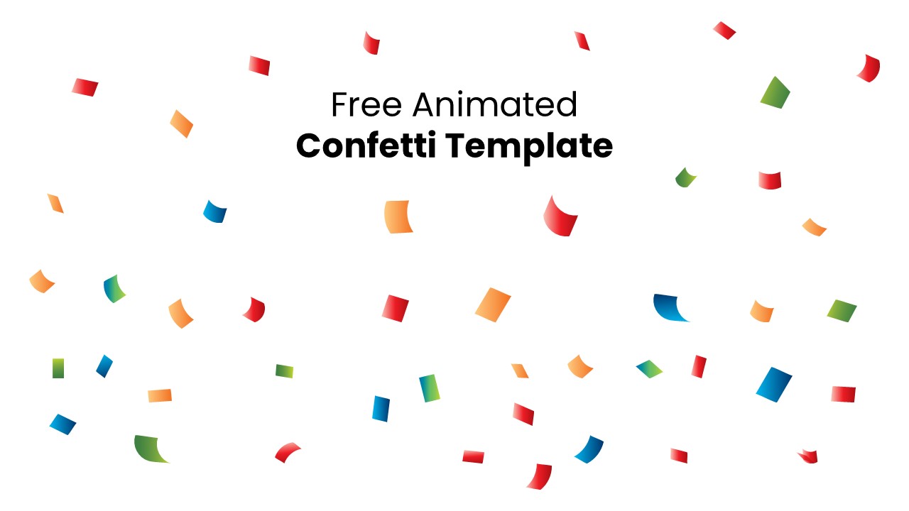 Free Confetti Powerpoint Animation Template