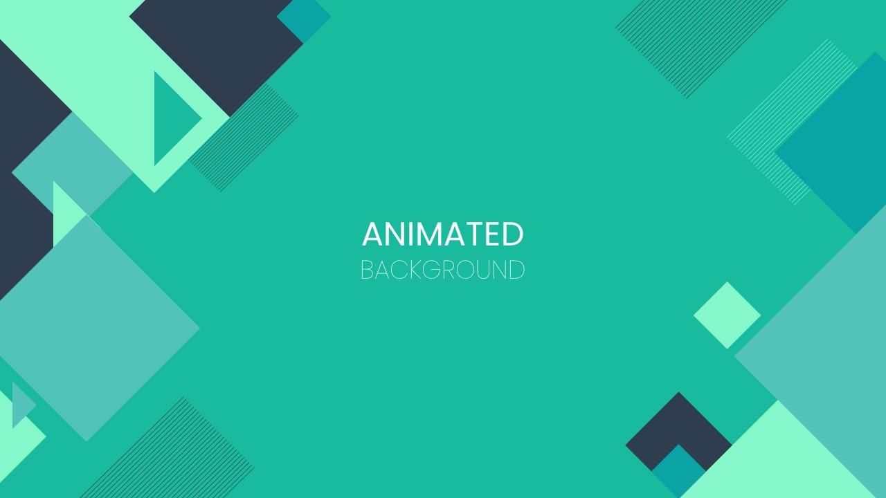 Animated Background Powerpoint Template