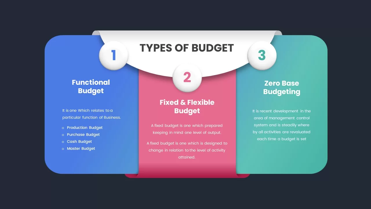 how many type of budget