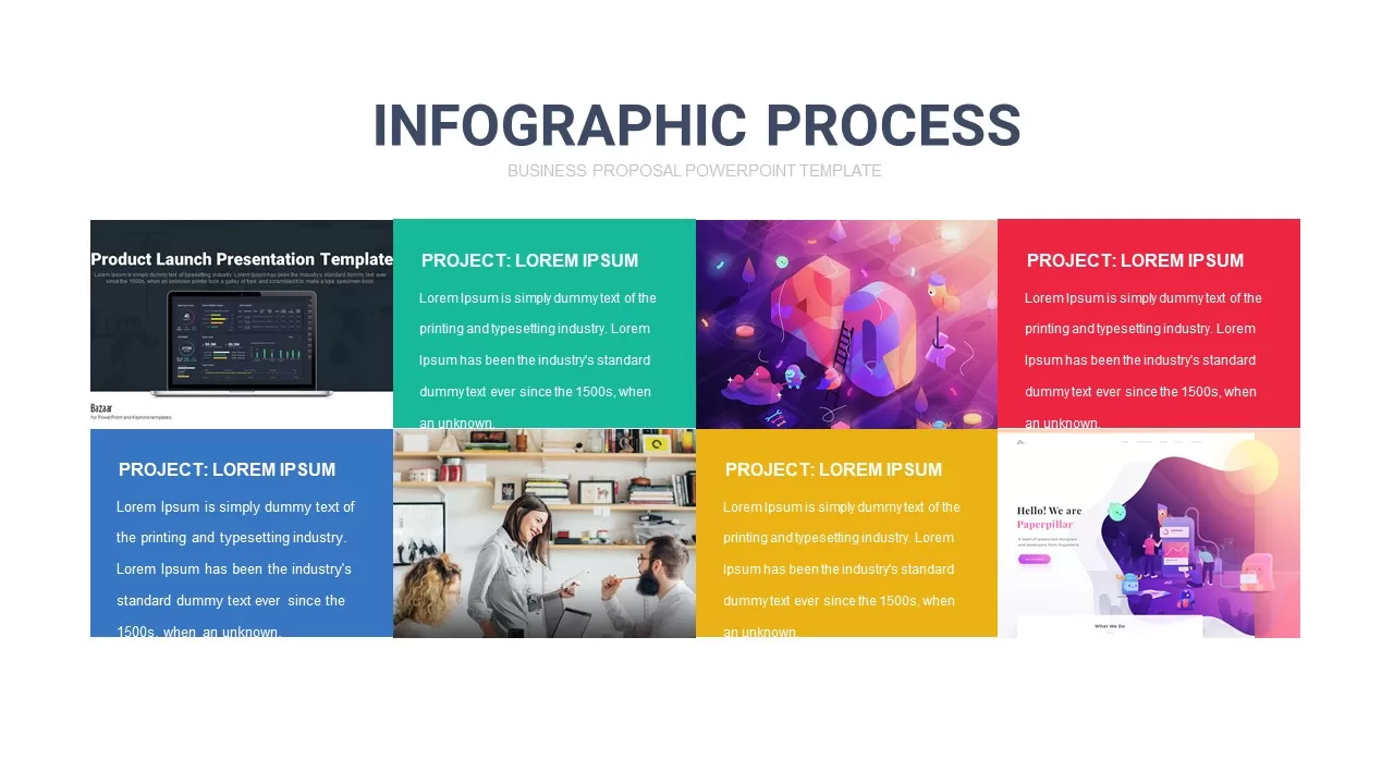 infographic process template