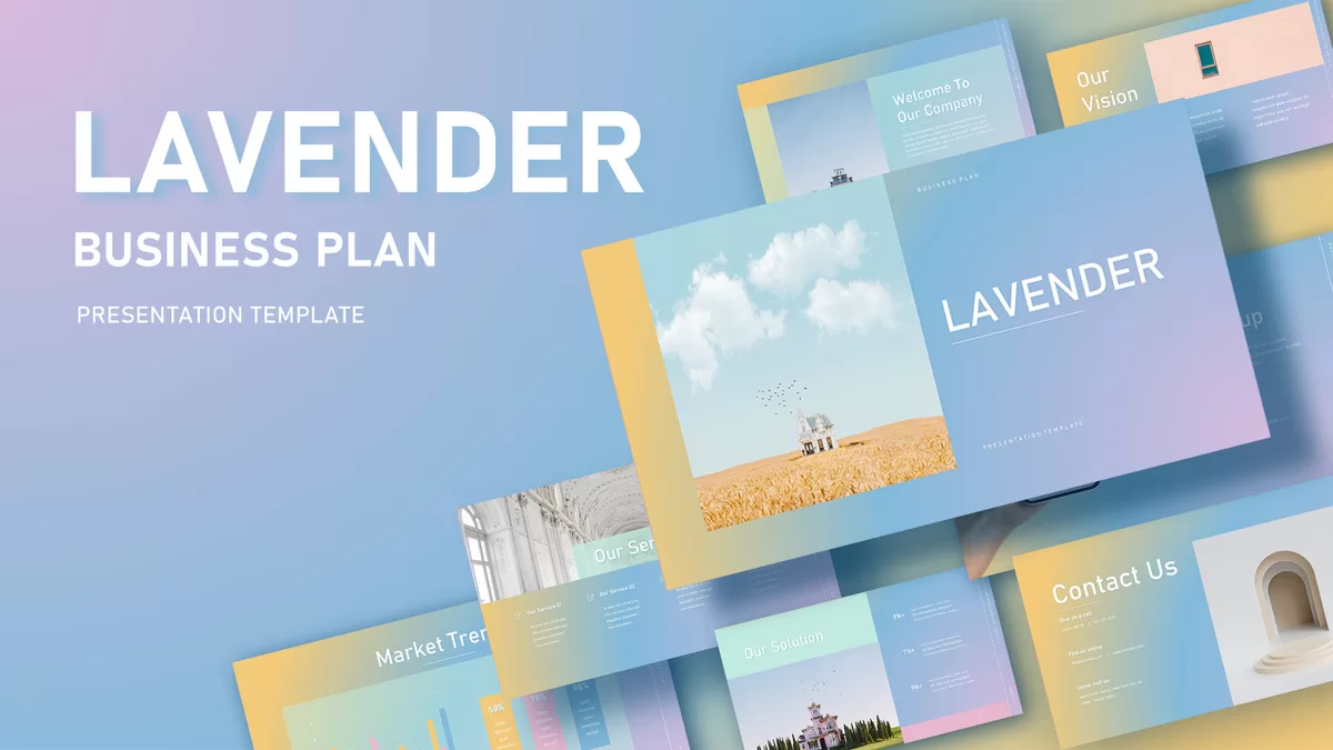 lavender-business-ppt-template