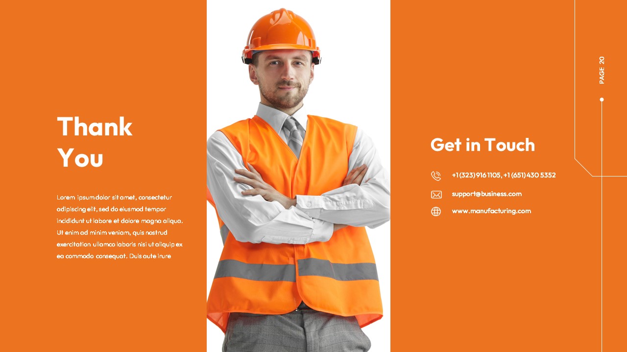 Manufacturing PowerPoint Template Manufacturing PowerPoint Template