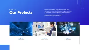 our-projects-blue-powerpoint-template