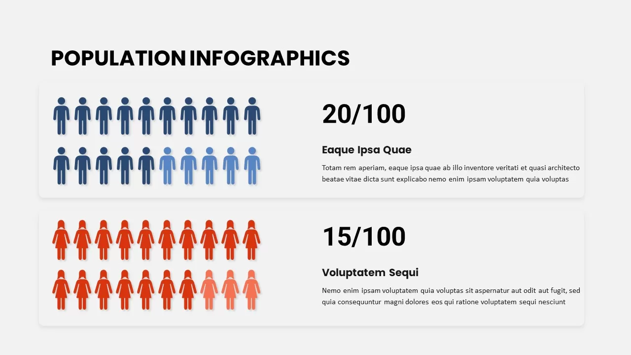 population infographics