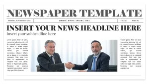 powerpoint newspaper template