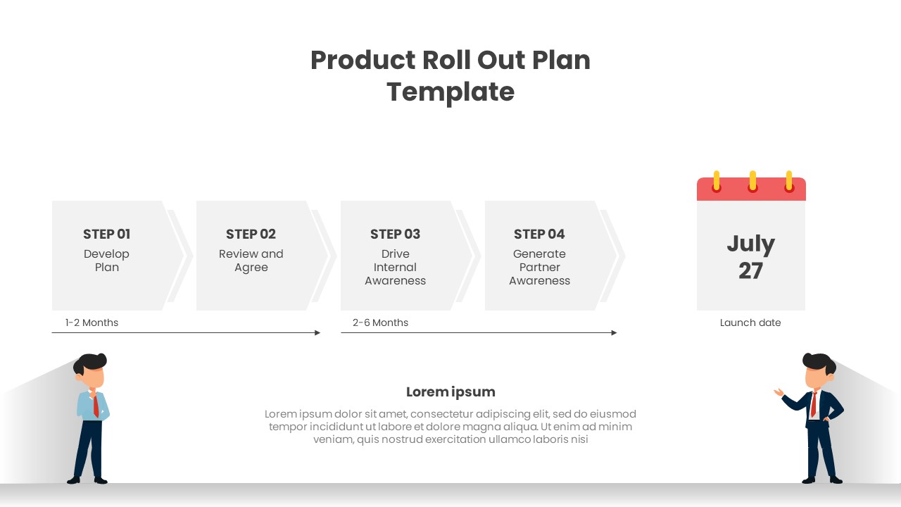 Roll Out Plan Template for PowerPoint Project Implementation Plan