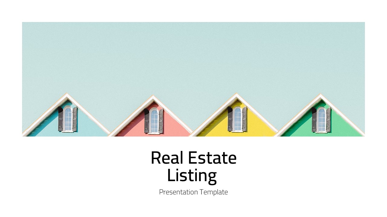 Listing Presentation Template | Real Estate Business PPT Slides