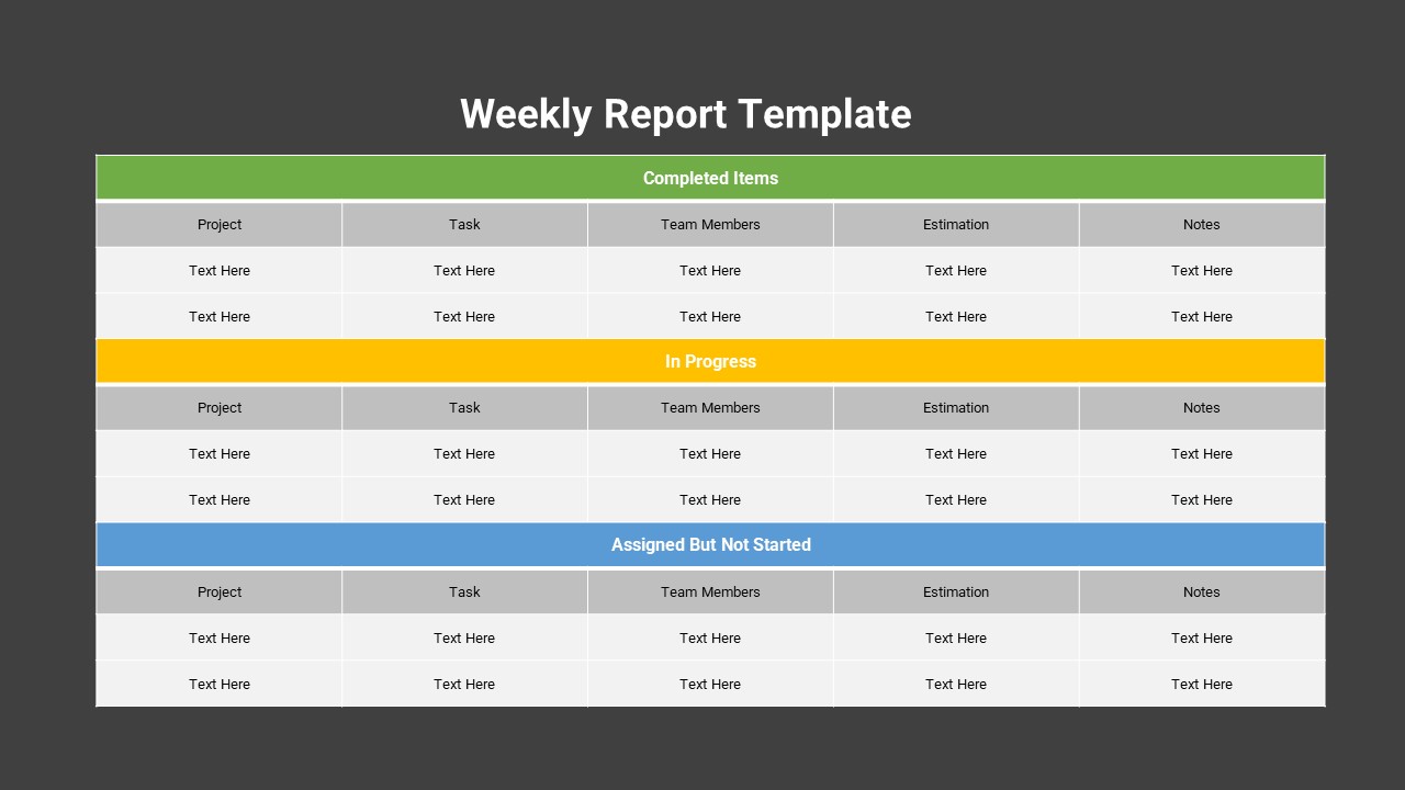weekly-report-template-slidebazaar