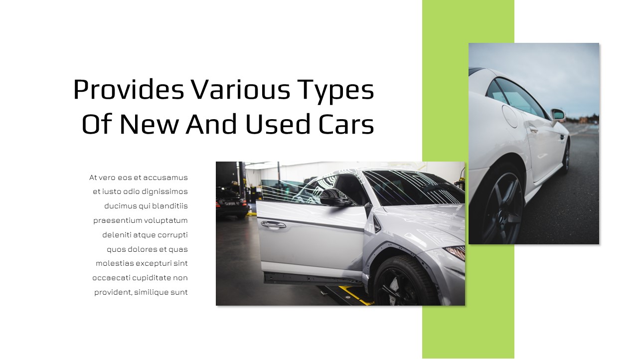 Electric Cars PowerPoint Template Automobile PPT Slides