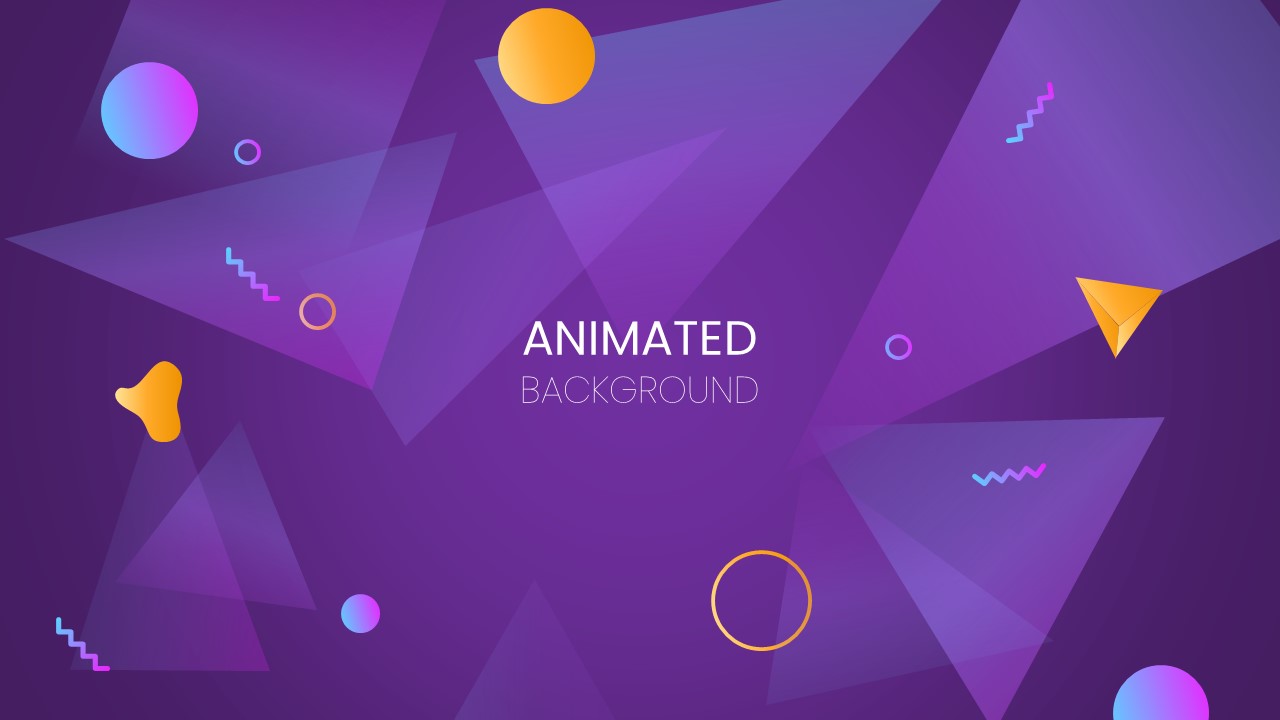 Animated Background Powerpoint Template
