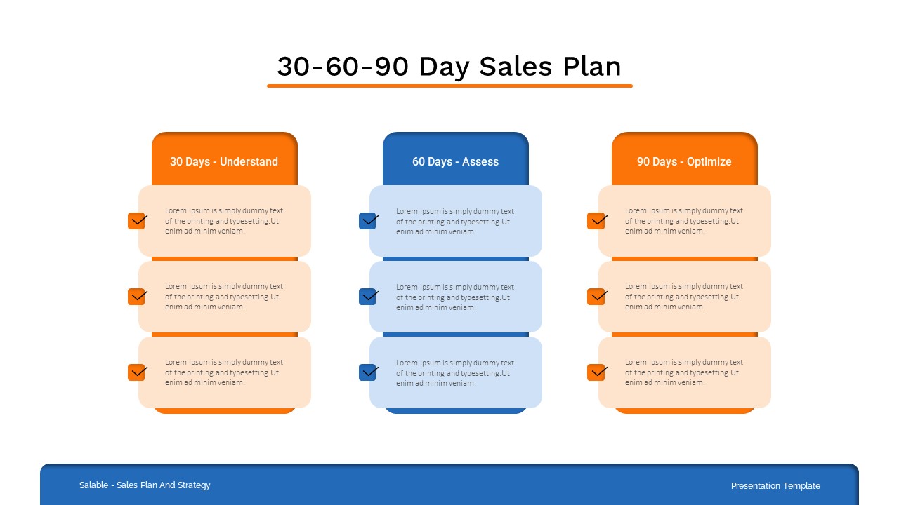 Sales Plan And Strategy Presentation Template 3694