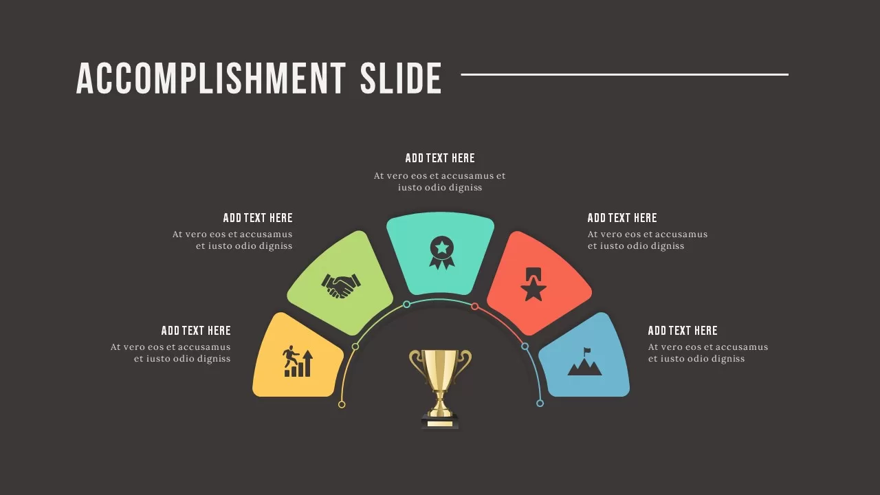 Accomplishment Slide Template For Presentations SlideBazaar