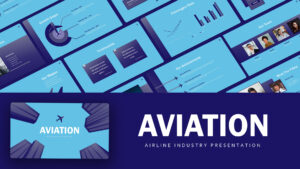 Aviation Airline Industry PPT Template