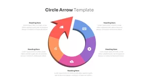 Circle Arrows Template for Presentations