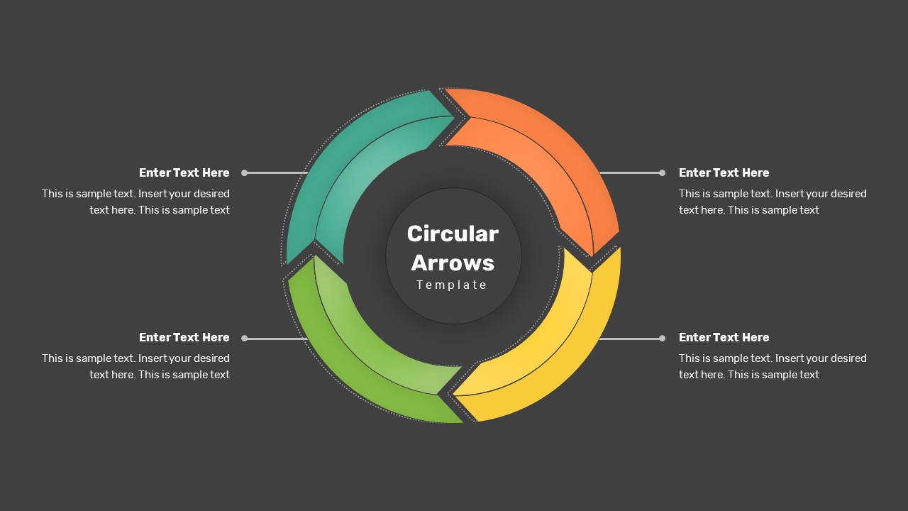 Circular Arrow Infographic - SlideBazaar