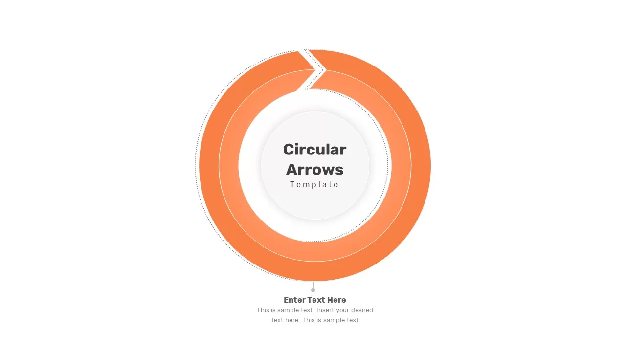 Circular Arrow Template