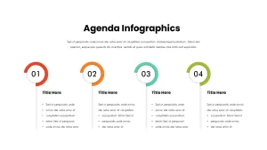 Free Agenda Infographic Template for PowerPoint and Keynote