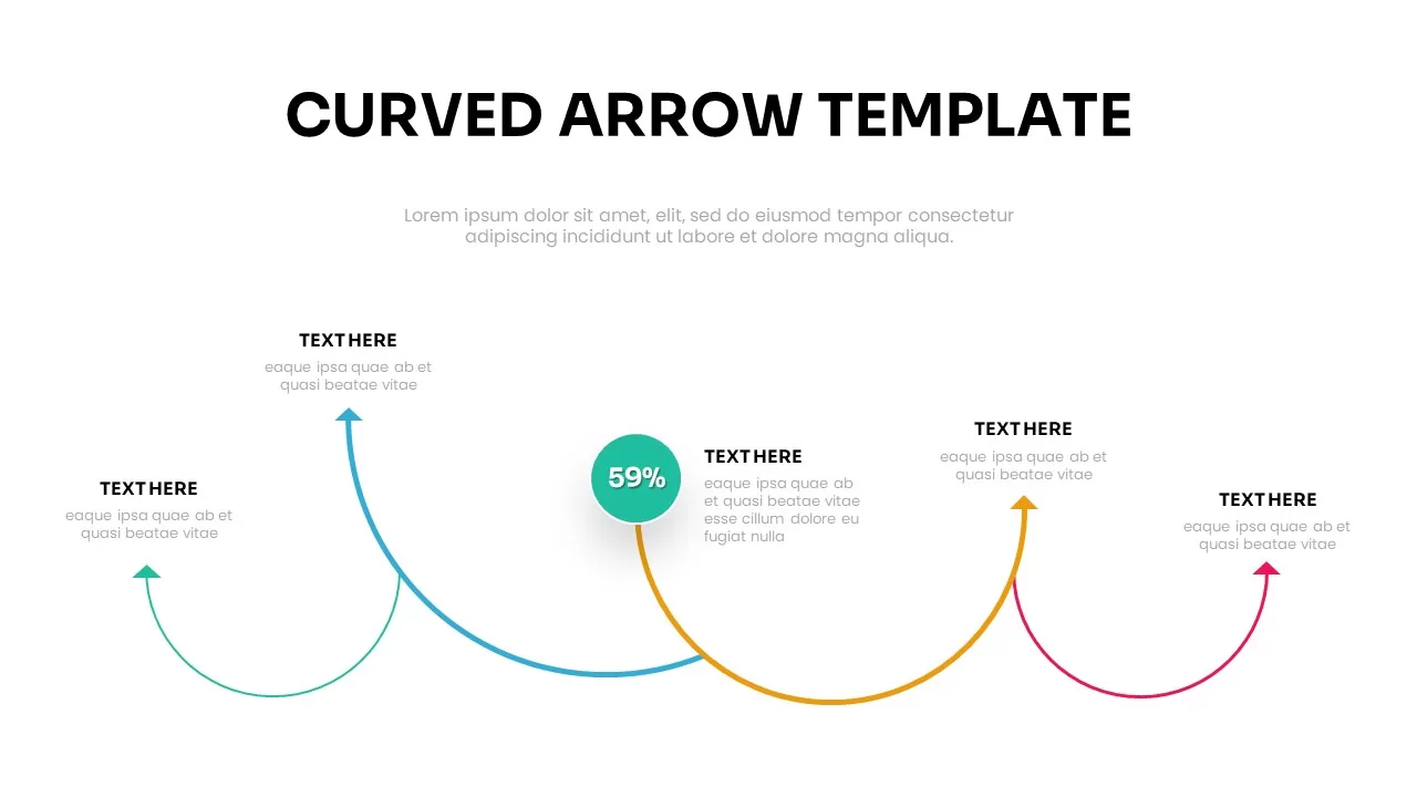 powerpoint circular arrow template