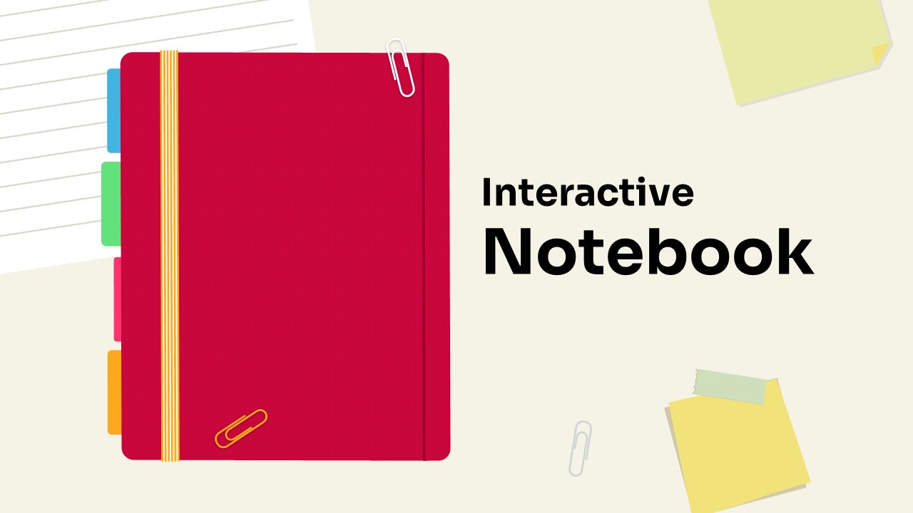 spiral notebook powerpoint template
