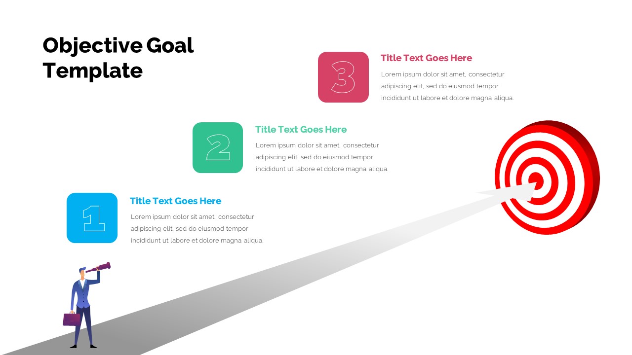 Objective Goals Template For Powerpoint Slidebazaar
