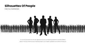 Silhouettes Of People template