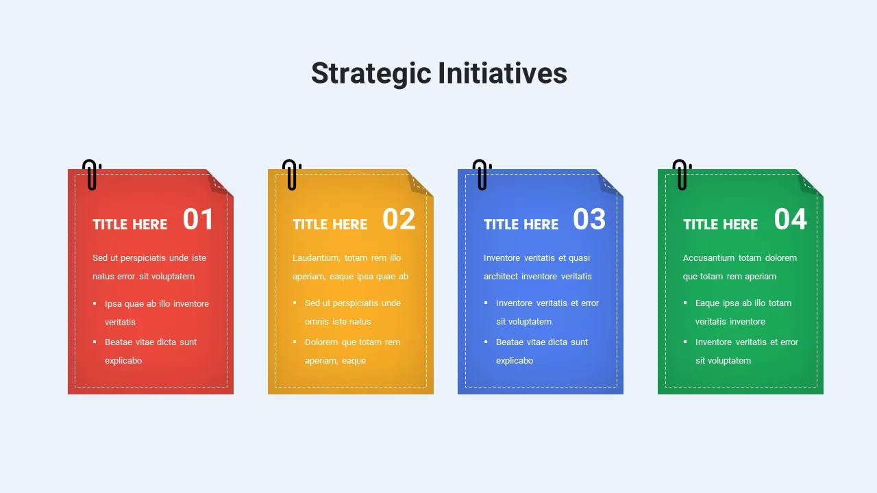 Strategic Initiatives Template for PowerPoint
