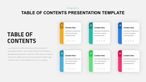 Table Of Contents Template