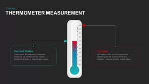 Thermometer Measurement Template Dark