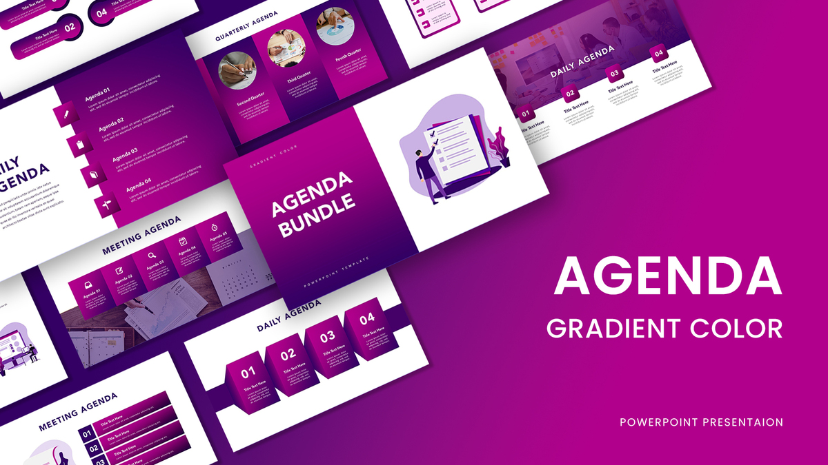 gradient-agenda-bundle-powerpoint-template
