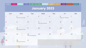 calendar-Jan-2023-powerpoint-template