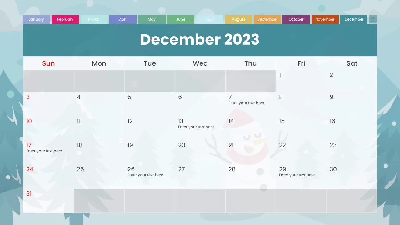 calendar-dec-2023-powerpoint-template