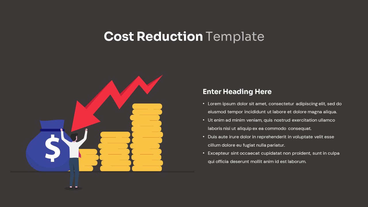 Cost Reduction Template SlideBazaar