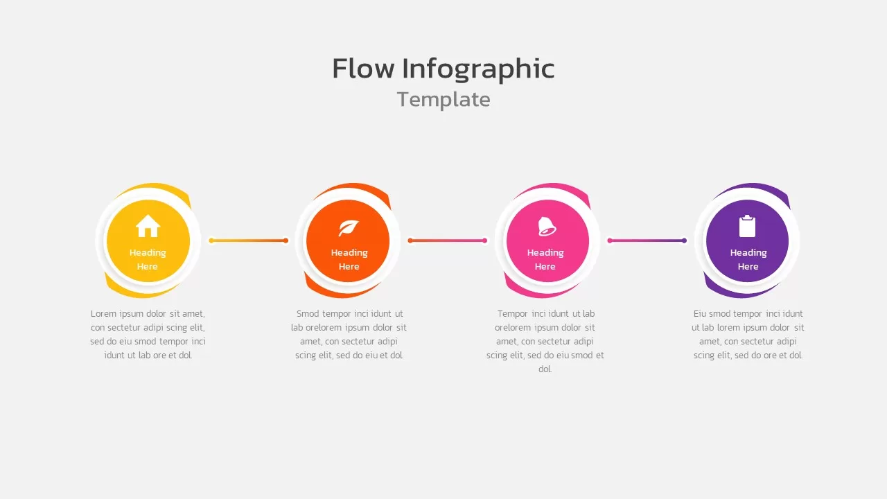 flow infographic template