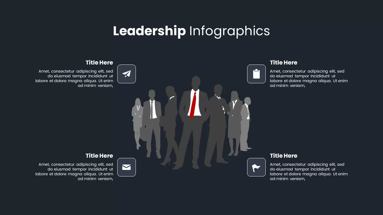 leadership infographic slide