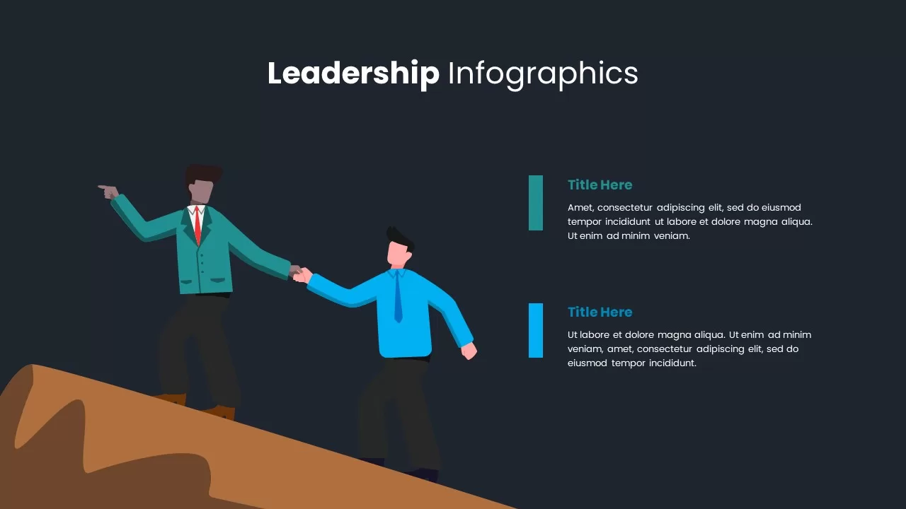 leadership infographic template