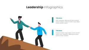 leadership infographics slide