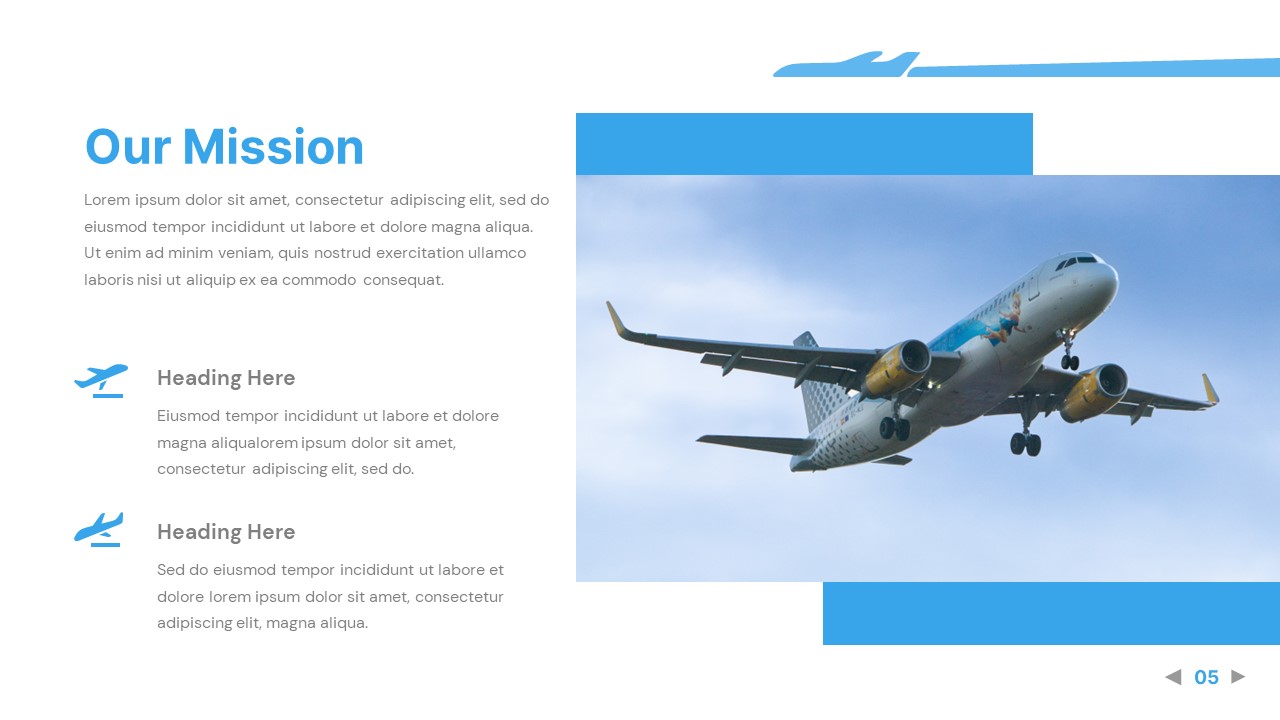 Airline Industry Presentation Template