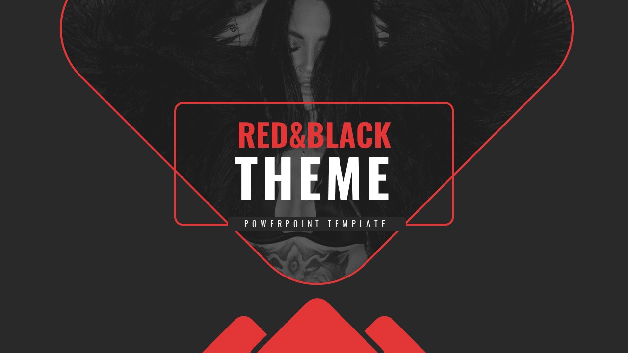 black and red powerpoint background