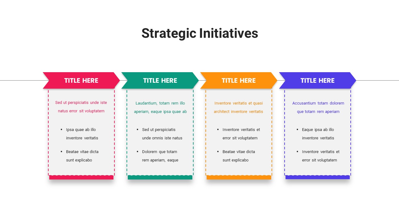 Strategic Initiatives Powerpoint Template 7 Strategic 6547