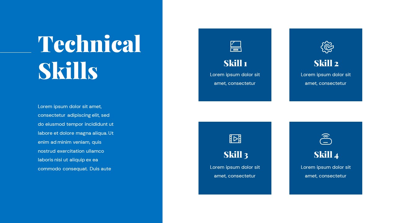 technical interview presentation template