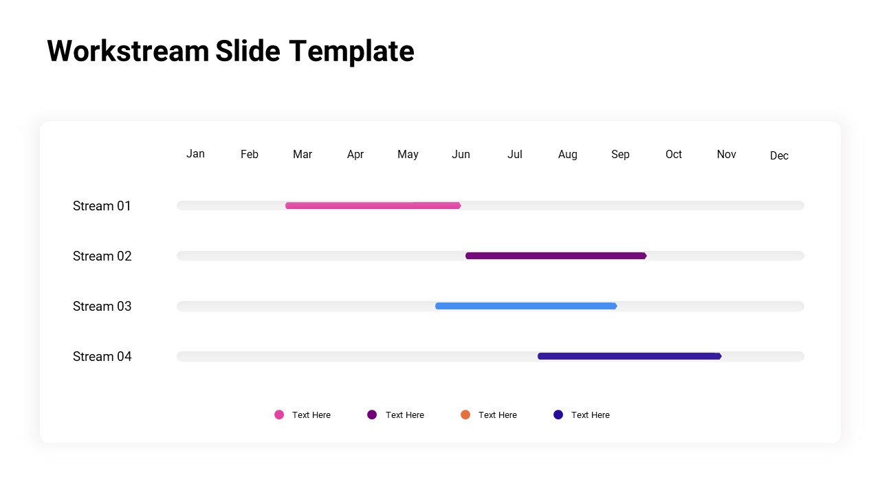 Workstream Slide Template - SlideBazaar