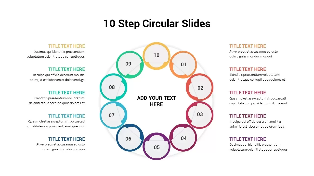 10 Step Circular Slide