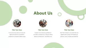 About Us Slide Template for PowerPoint