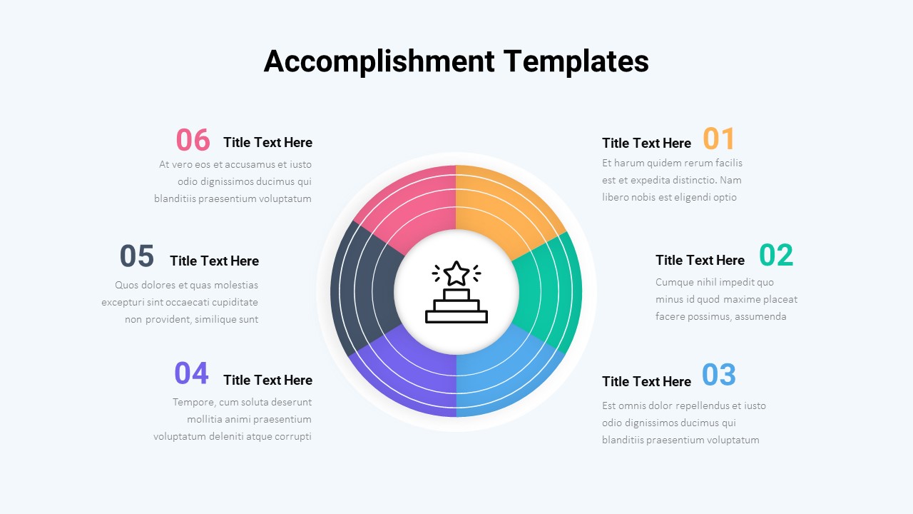 Accomplishment Slide Template SlideBazaar